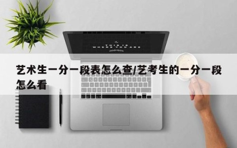 艺术生一分一段表怎么查/艺考生的一分一段怎么看